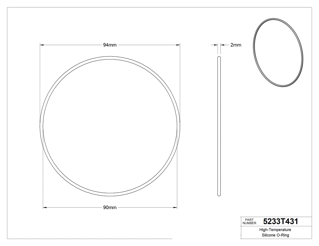 Technical drawing - 5233T431